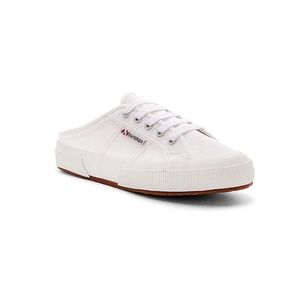 Superga White Slides